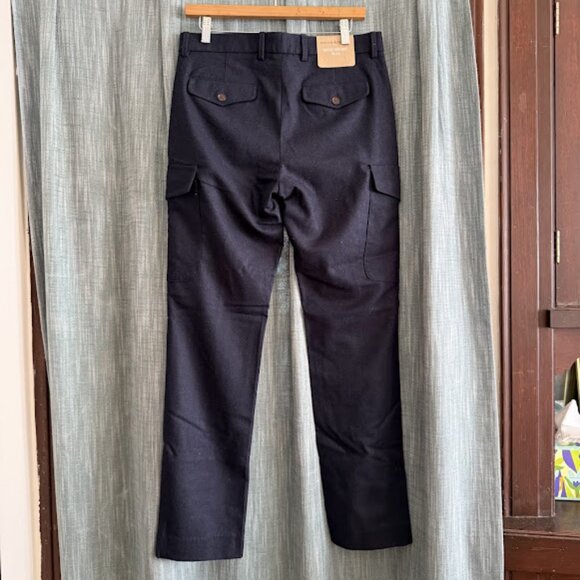 Vintage Banana Republic Men's Straight Wool Pants - Picture 2 of 16